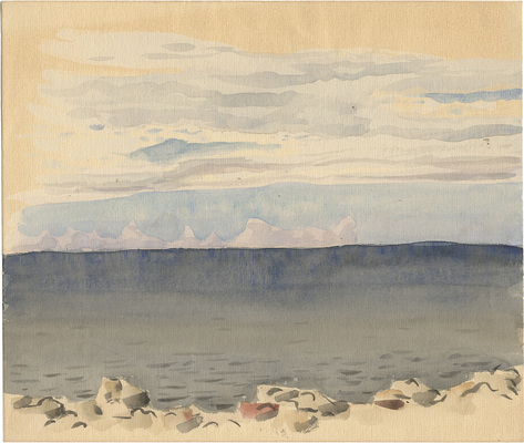 Смирнов Борис Александрович. Прибрежный пейзаж 